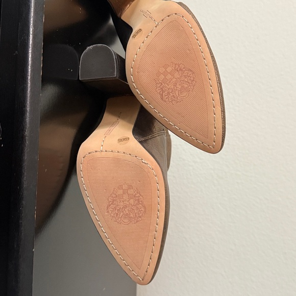 Vince Camuto Shimmering Bronze Booties - Picture 4 of 5